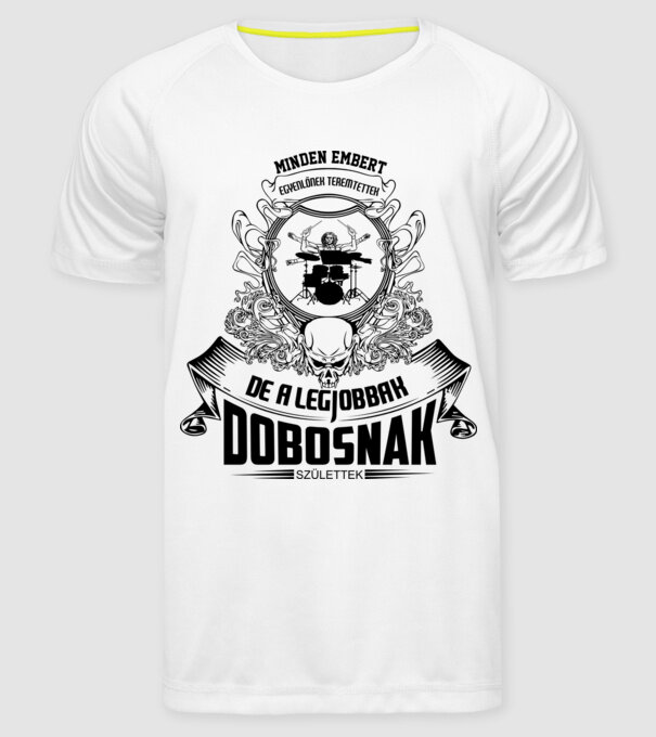  minta fehér pólón