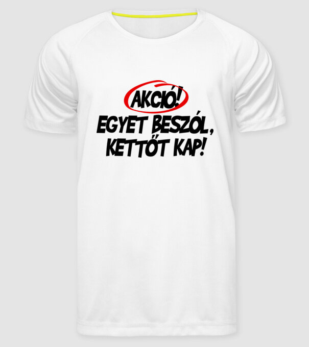  minta fehér pólón