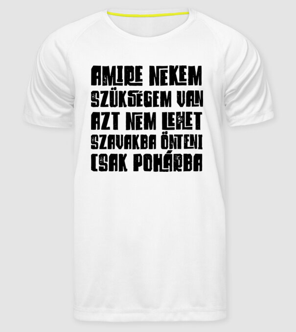  minta fehér pólón