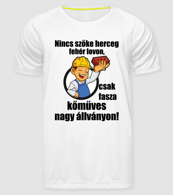  minta fehér pólón