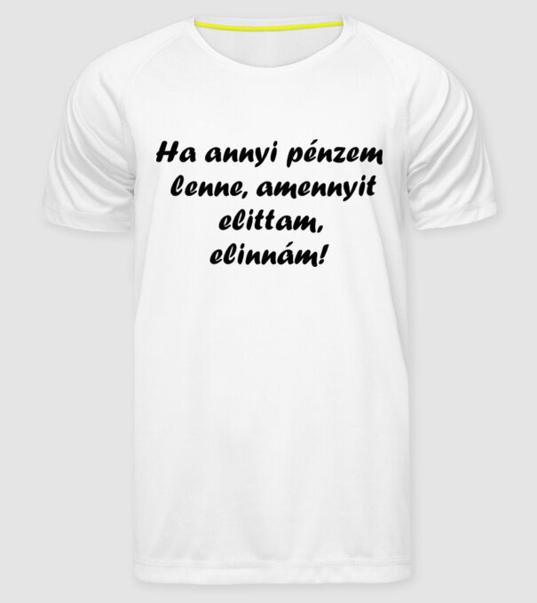  minta fehér pólón
