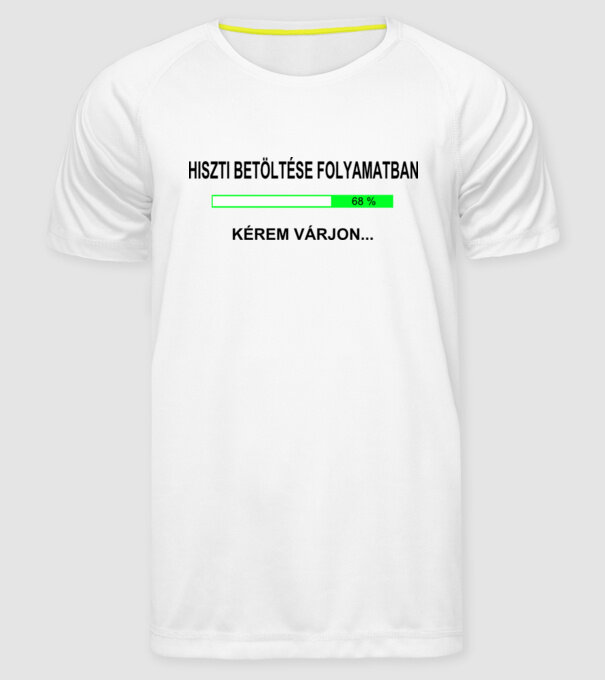  minta fehér pólón