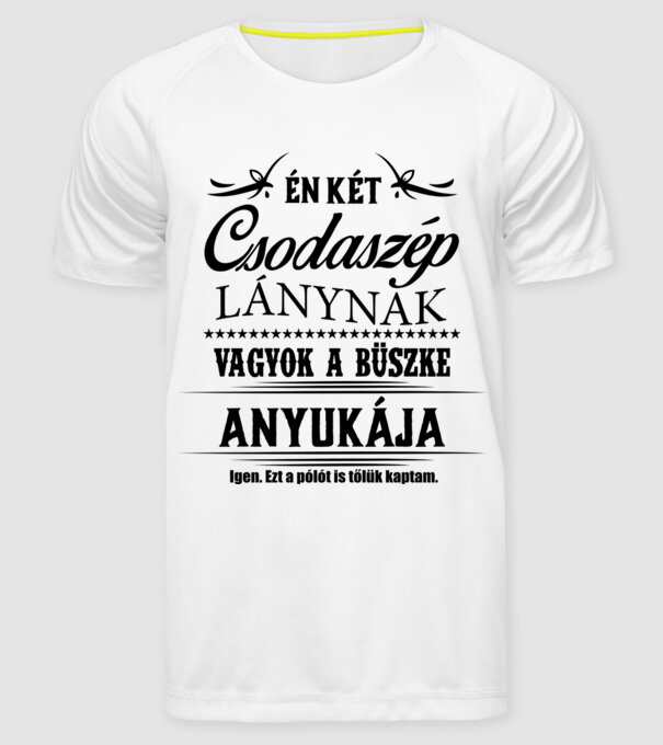  minta fehér pólón