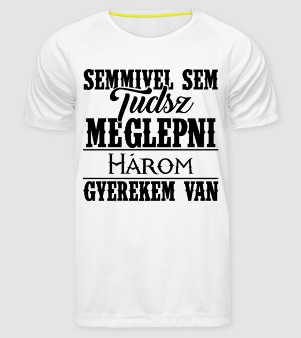  minta fehér pólón