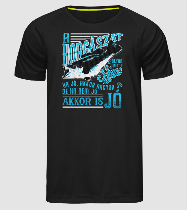  minta fekete pólón
