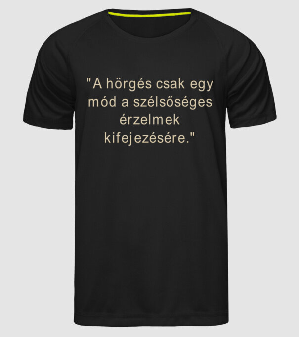  minta fekete pólón