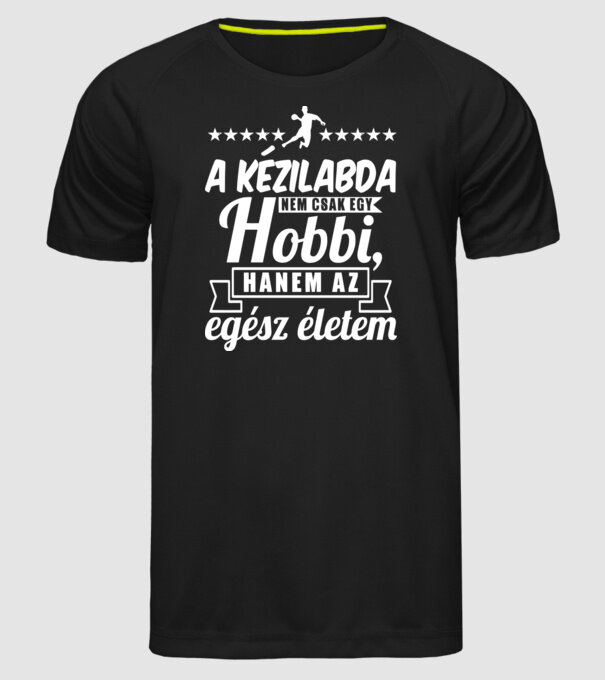  minta fekete pólón