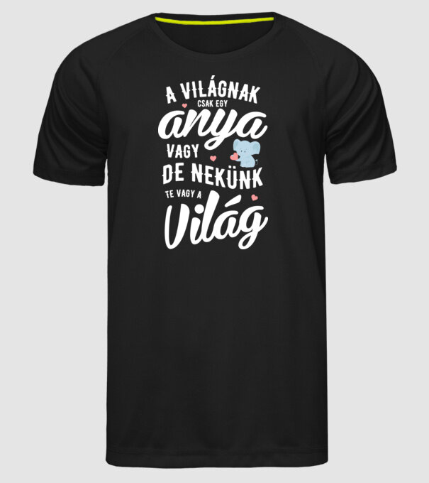 minta fekete pólón