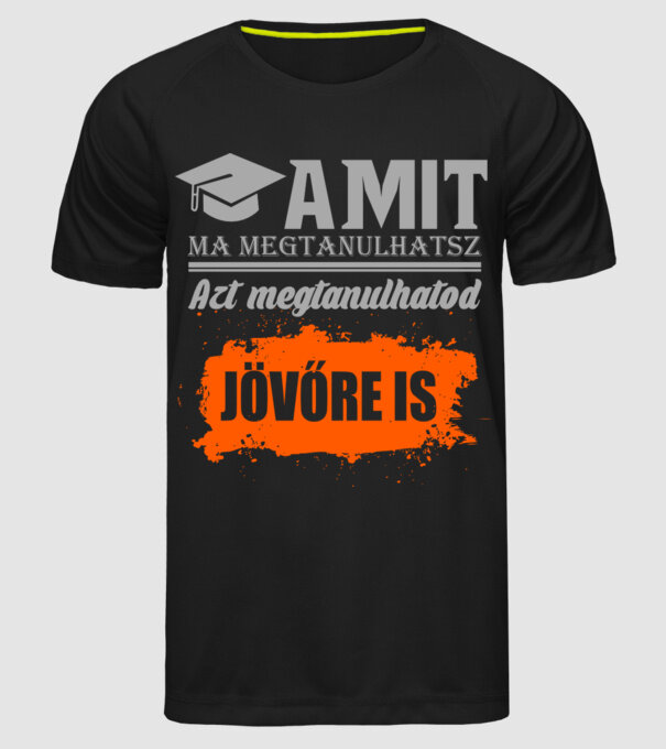  minta fekete pólón