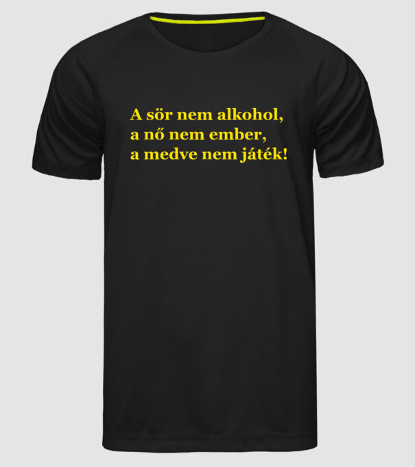 minta fekete pólón