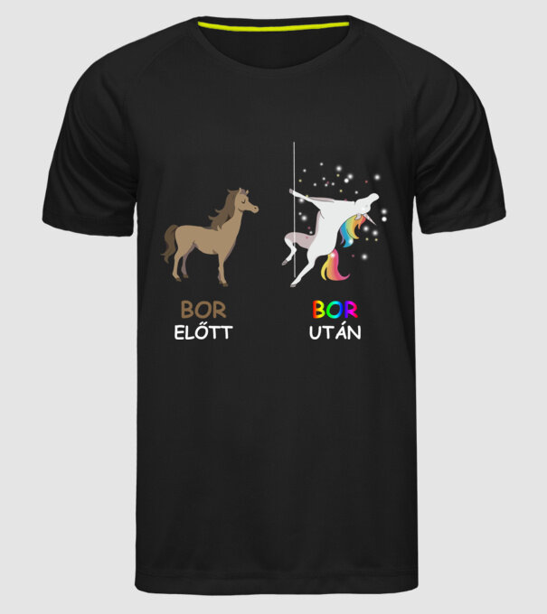  minta fekete pólón