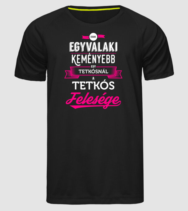  minta fekete pólón