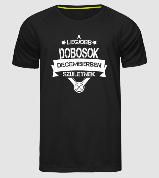  minta fekete pólón