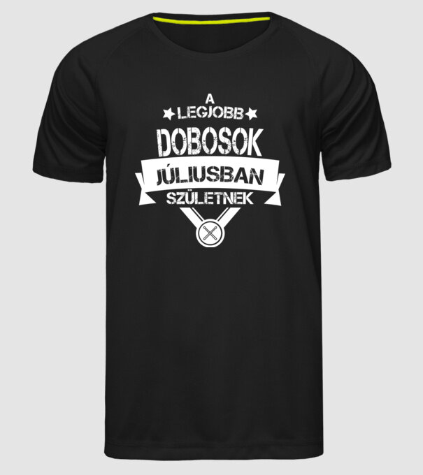  minta fekete pólón