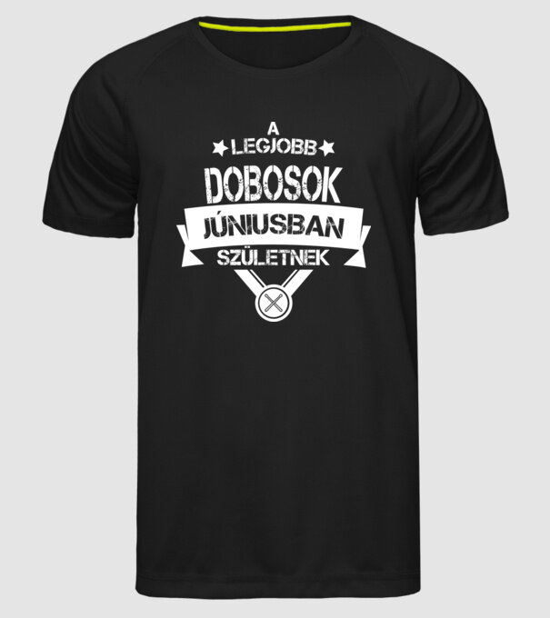  minta fekete pólón
