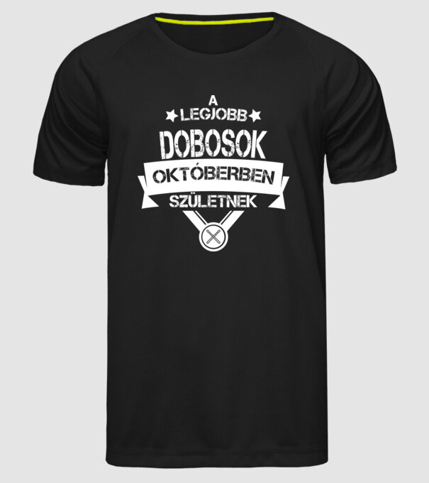  minta fekete pólón