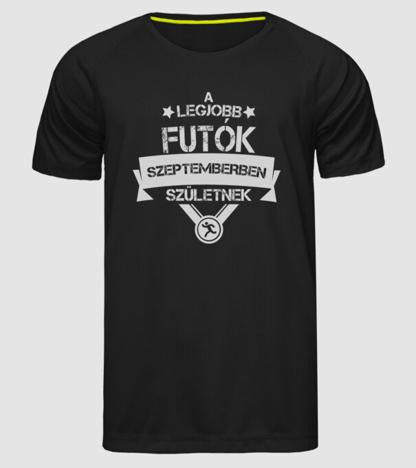  minta fekete pólón