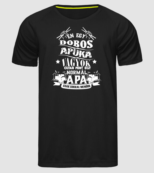  minta fekete pólón