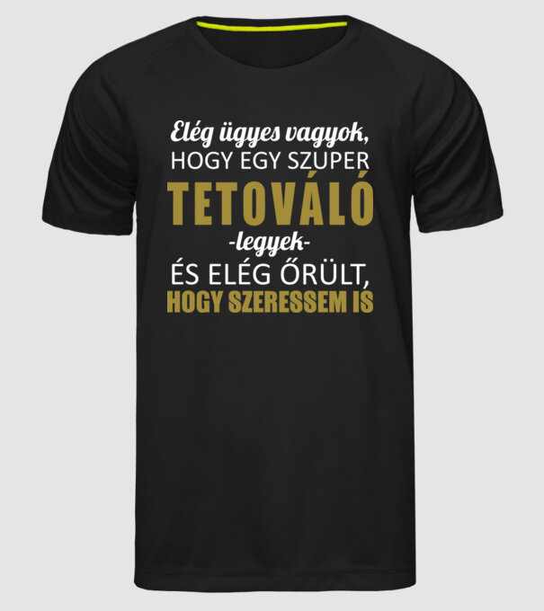  minta fekete pólón