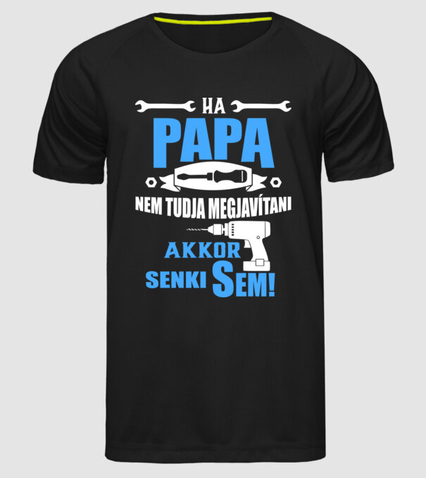  minta fekete pólón