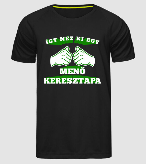  minta fekete pólón