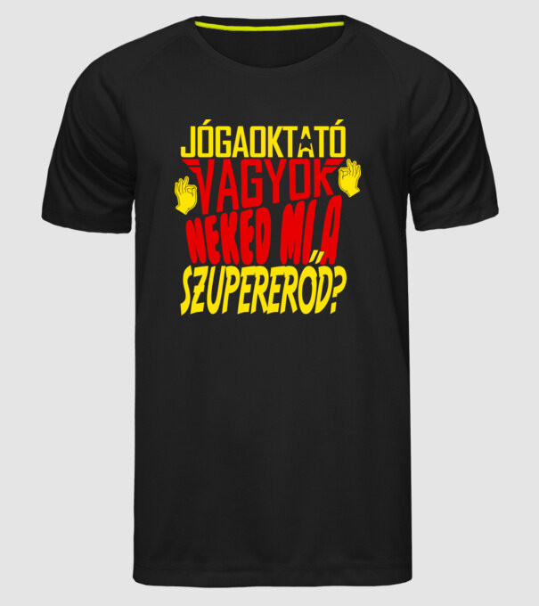  minta fekete pólón