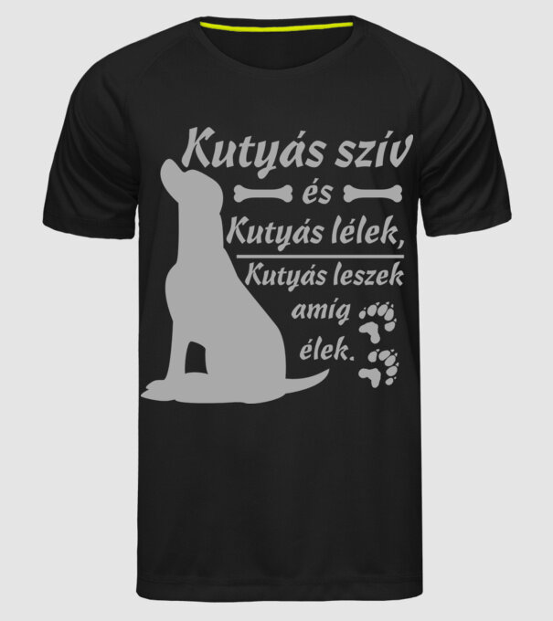  minta fekete pólón
