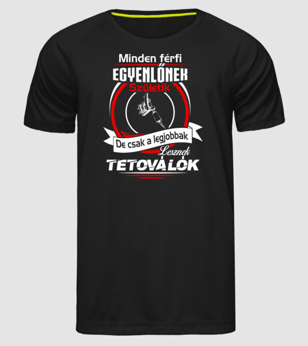  minta fekete pólón