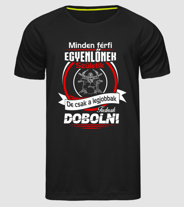  minta fekete pólón