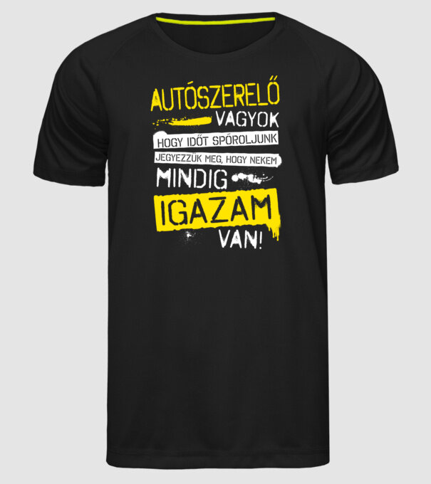  minta fekete pólón