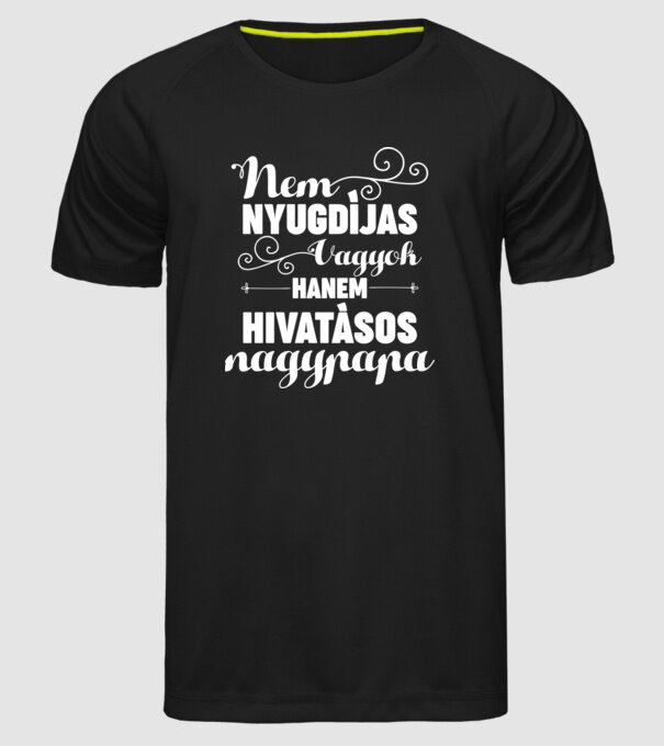  minta fekete pólón