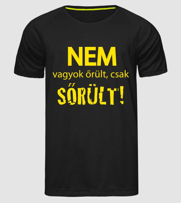  minta fekete pólón