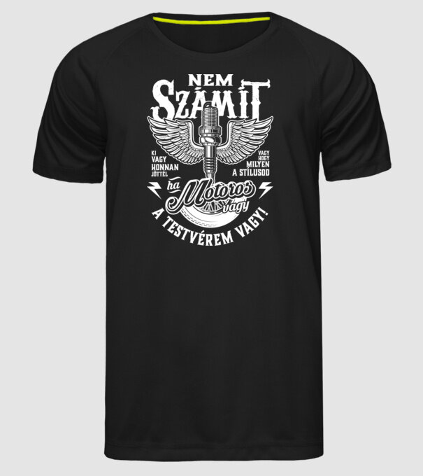  minta fekete pólón