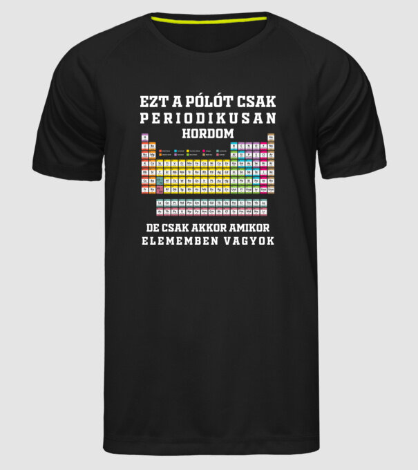  minta fekete pólón