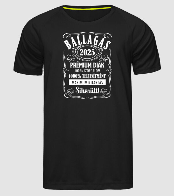  minta fekete pólón