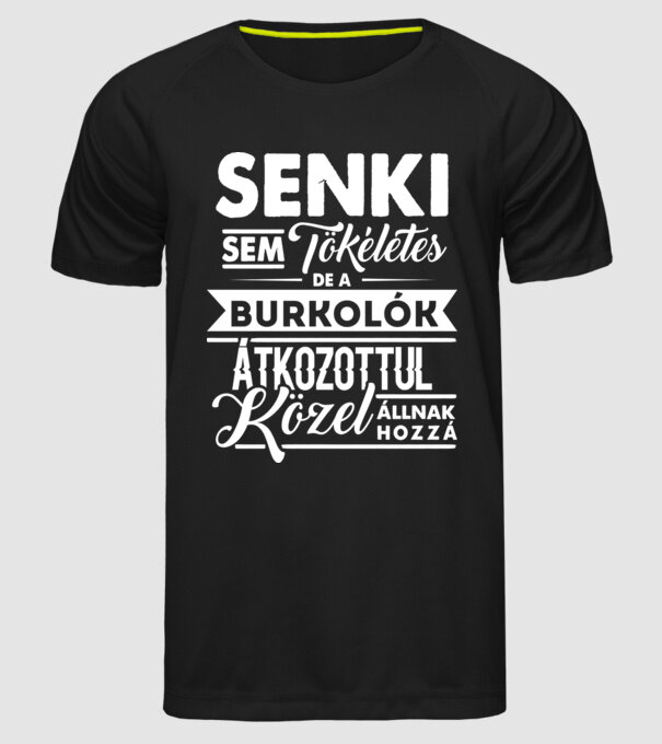  minta fekete pólón
