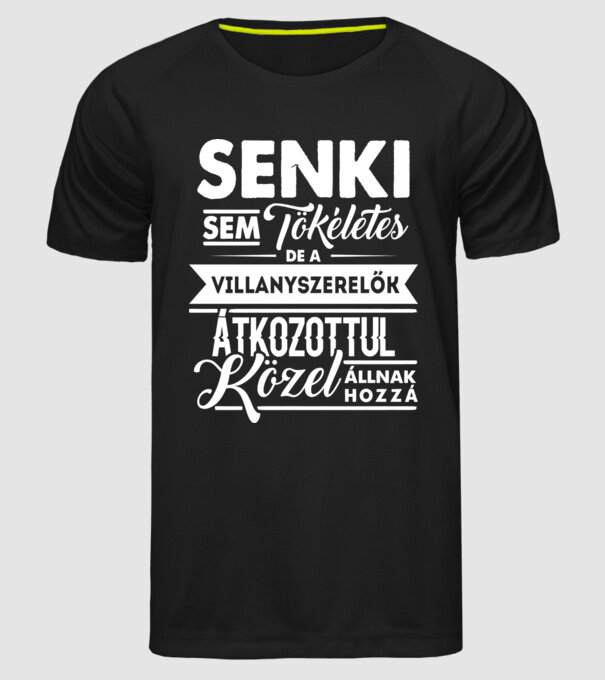  minta fekete pólón