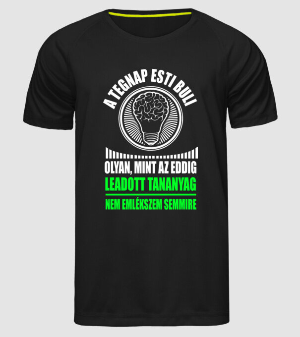  minta fekete pólón