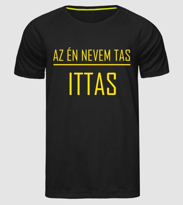  minta fekete pólón