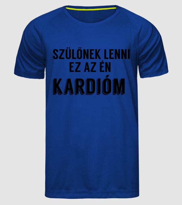  minta királykék pólón