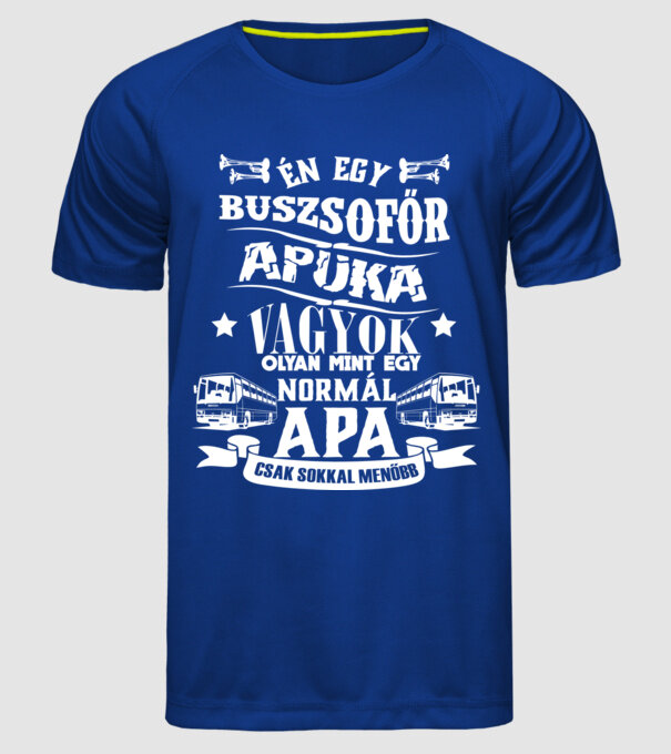  minta királykék pólón