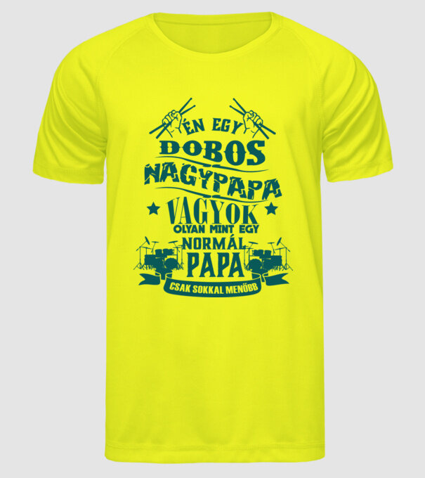  minta neonsárga pólón