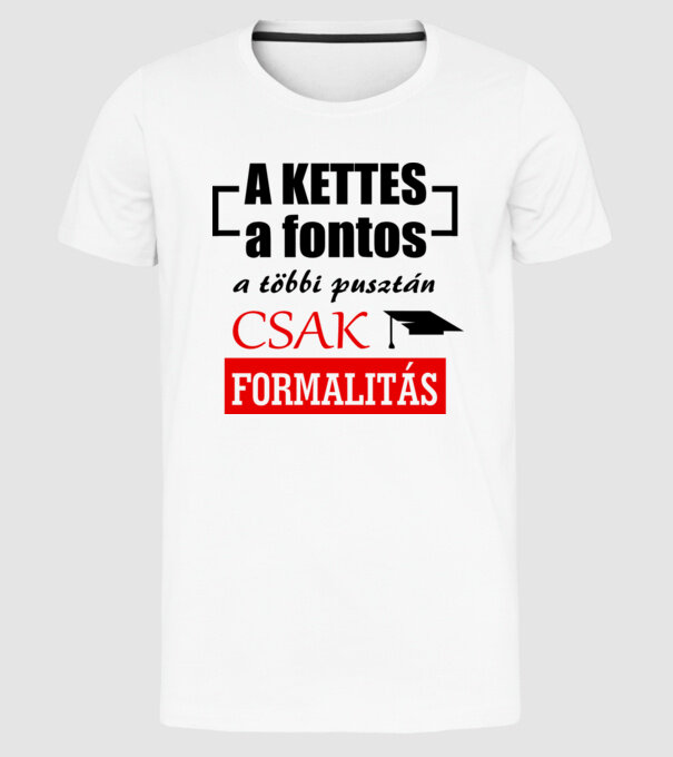  minta fehér pólón