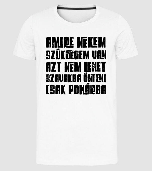  minta fehér pólón