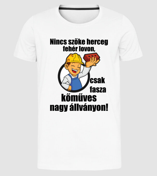  minta fehér pólón