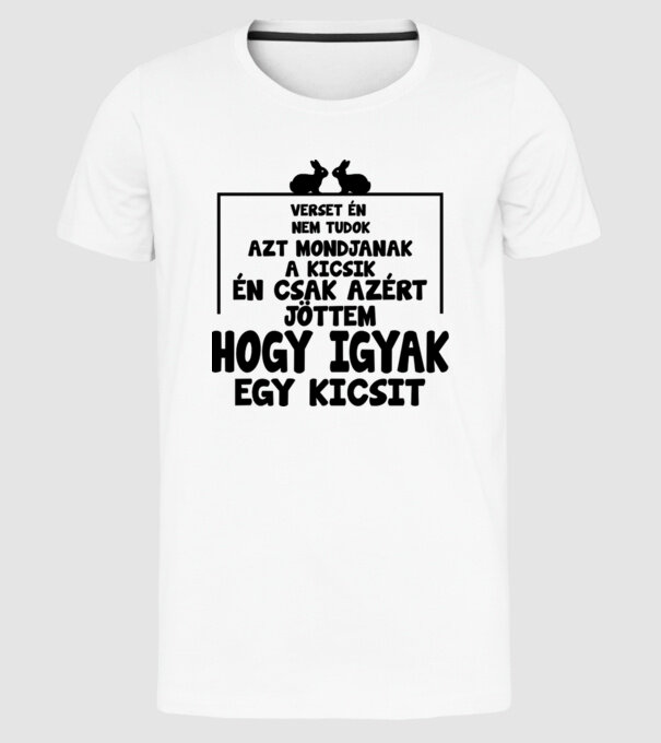  minta fehér pólón