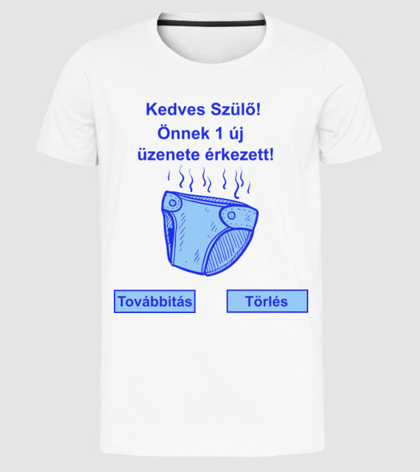  minta fehér pólón