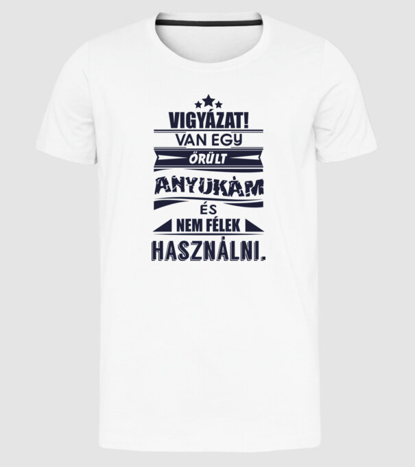  minta fehér pólón