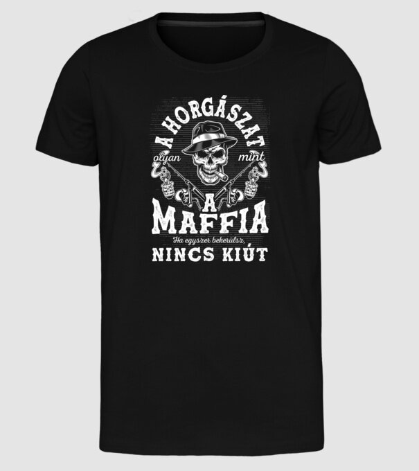 minta fekete pólón