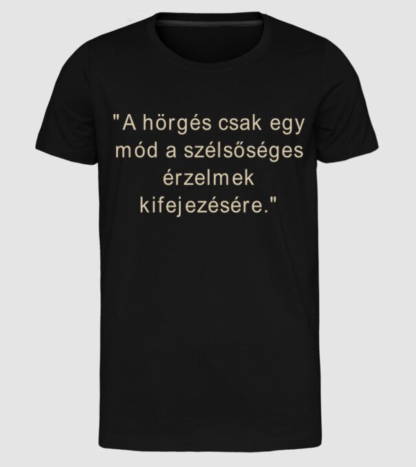  minta fekete pólón